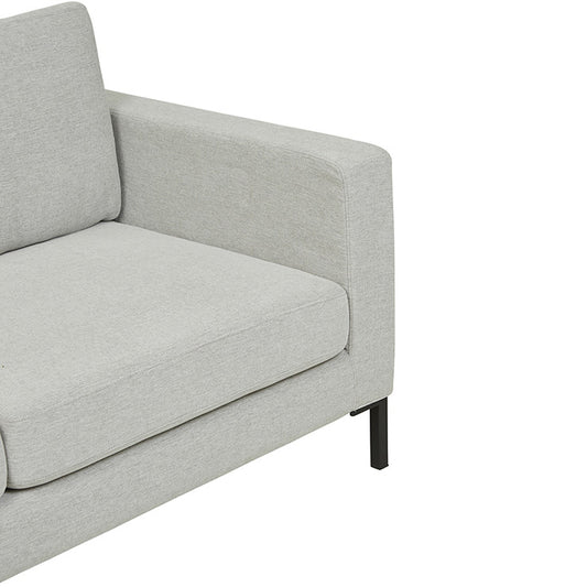 Juno 2 Seater Sofa with Black Powder Coated Legs - View 2