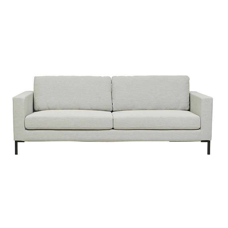 Juno 3 Seater Sofa with Black Powder Coated Legs