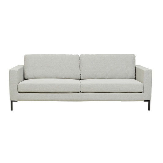 Juno 3 Seater Sofa with Black Powder Coated Legs