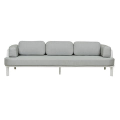 Lagoon Curve Outdoor 3 Seater Sofa | Aqua Tweed | Myka Home