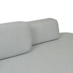 Lagoon Curve Outdoor Daybed | Aqua Tweed | Myka Home
