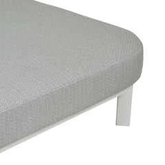 Lagoon Curve Outdoor Daybed | Aqua Tweed | Myka Home