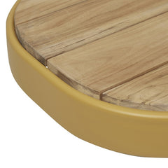 Lagoon Outdoor Oval Coffee Table | Teak Top | Myka Home