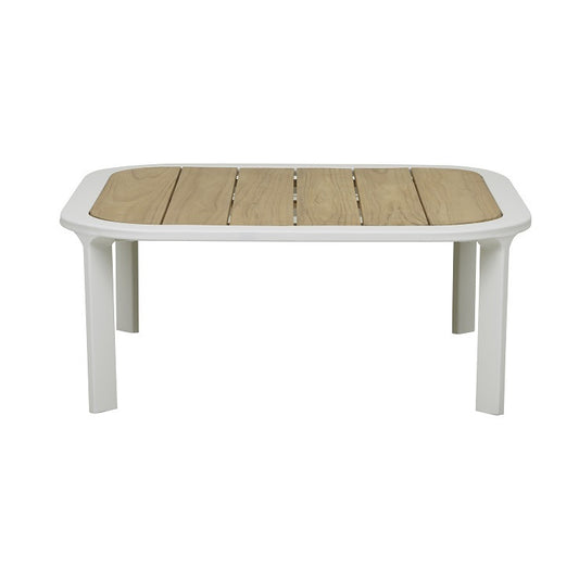 Lagoon Outdoor Square Coffee Table | Teak Top | Myka Home