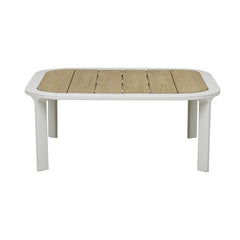 Lagoon Outdoor Square Coffee Table | Teak Top | Myka Home