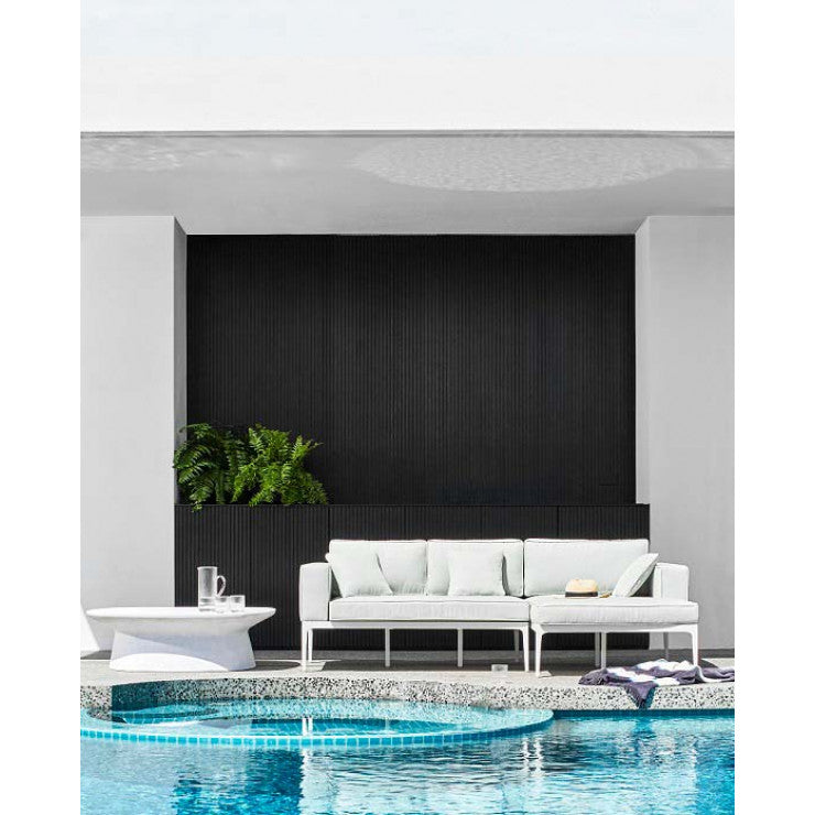 Montego Outdoor 2 Seater Left Arm Sofa | Charcoal | Myka Home - View 4