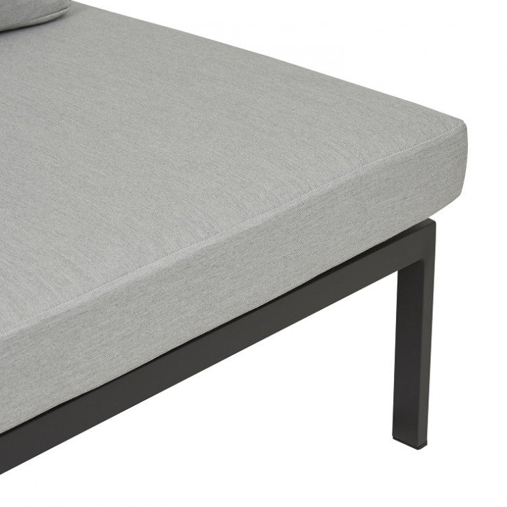 Pier Outdoor 2 Seater Left Arm Sofa | Black Rope | Myka Home - View 6