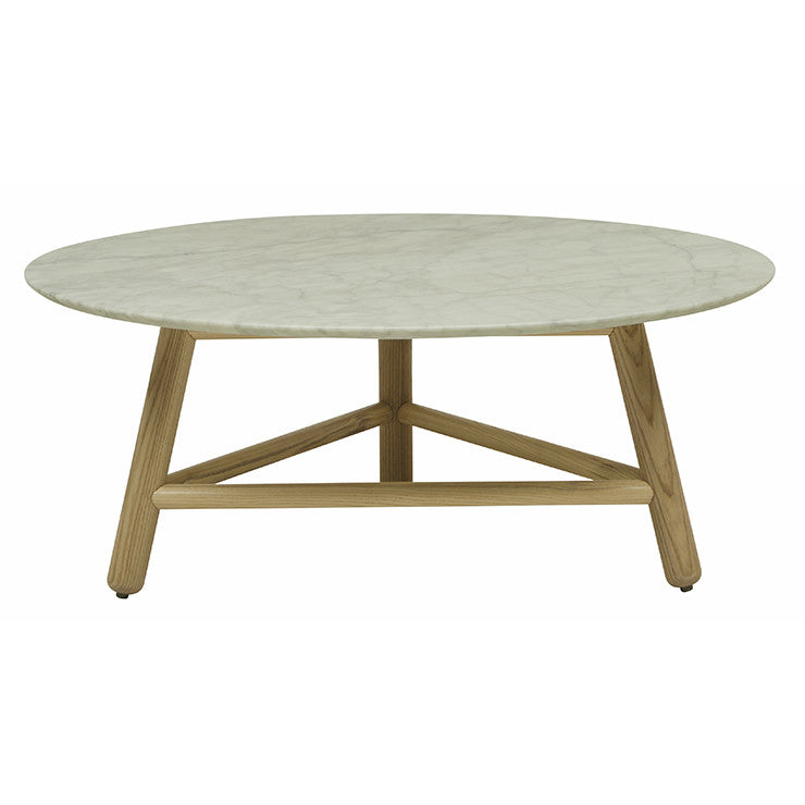 Sloan Tri Marble Coffee Table - View 2