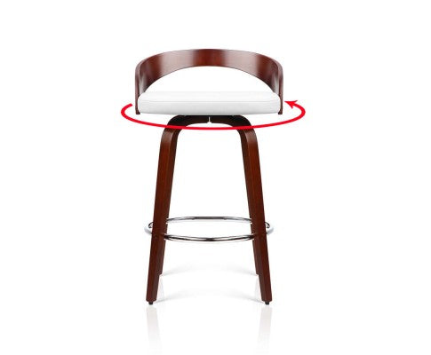 Paris Wooden Bar Stool - View 3