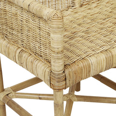 Bali Bench Seat | Natural Rattan | Myka Home