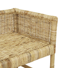 Bali Bench Seat | Natural Rattan | Myka Home