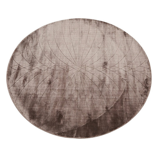 Adele Oval Rug | Midnight Viscose | Myka Home
