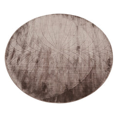 Adele Oval Rug | Midnight Viscose | Myka Home