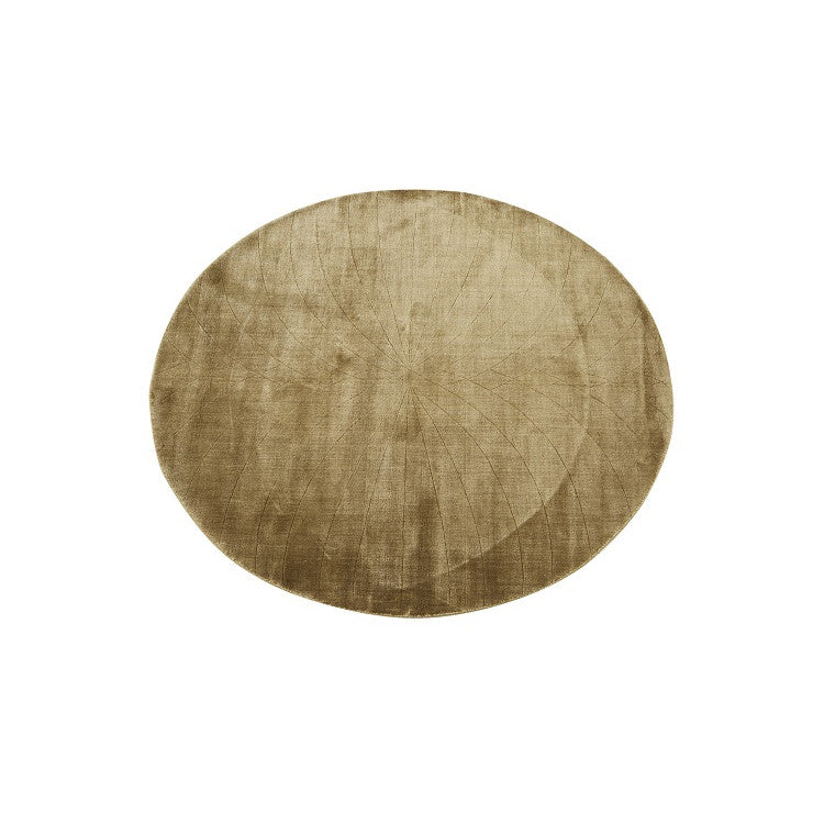 Adele Oval Rug | Midnight Viscose | Myka Home - View 4
