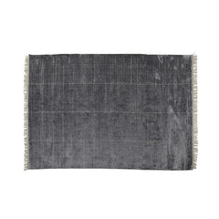 Adele Tassel Rug | Steel Wool Blend | Myka Home